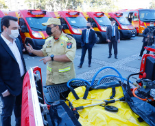  Governo reforça Corpo de Bombeiros com 34 novos veículos