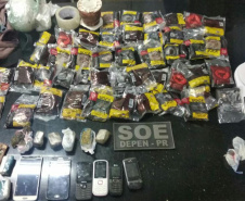 Agentes de Maringá evitam entrada de mais de 500 celulares e 11 quilos de maconha em cinco meses