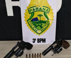 Sete foragidos da justiça são presos e quatro armas de fogo apreendidas pela PM no Sudoeste do Paraná