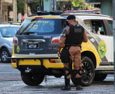 Esquema de segurança da Polícia Militar garante manistestações pacíficas neste domingo