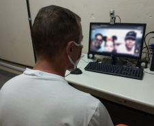 Visitas virtuais já são realidade em 43 unidades prisionais