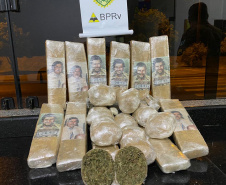  BPRv apreende mais de meia tonelada de maconha ao atender ocorrências distintas no Noroeste do estado 