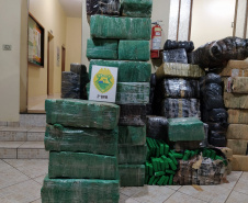 Mais de uma tonelada de maconha é apreendida em Santo Antônio da Platina
