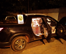 PM prende três pessoas e apreende quatro veículo com contrabando no Noroeste do estado