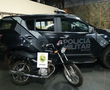 No Oeste do estado, BPFron apreende 40 mil pacotes de cigarros contrabandeados e recupera motocicleta furtada