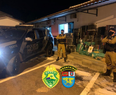 Mais de uma tonelada e meia de maconha é apreendida pelo BPFron em Céu Azul, no Oeste do estado