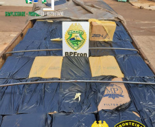 Batalhão de fronteira apreende caminhão carregado de cigarros contrabandeados em Santa Helena, no oeste do Paraná