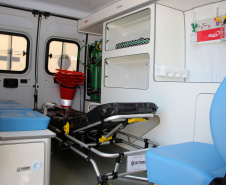 Hospital da PM recebe nova ambulância com suporte avançado para atendimento a pacientes