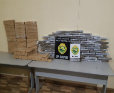 BOPE apreende 128 quilos de maconha e duas armas de fogo durante a Operação Metrópolis no Oeste do estado