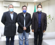 Secretário coronel Marinho se reúne com prefeito de Ibaiti