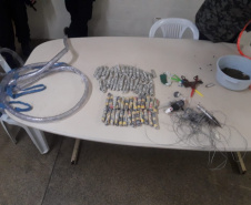 Agentes de Foz do Iguaçu interceptam mais materiais que chegaria a presos