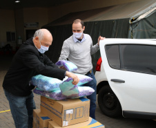 Depen entrega mais sete mil máscaras ao Hospital do Câncer de Cascavel