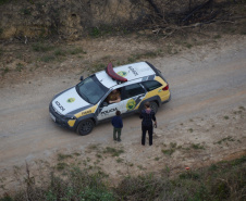 BPMOA localiza criança e pai que estavam desaparecidos na zona rural de Itaperuçu, na RCM