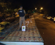 Operação Hórus: BPFron apreende mais de R$ 3 milhões em cigarros contrabandeados no Noroeste do Paraná