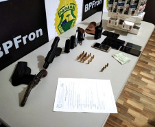 Durante a operação Hórus, BPFron apreende três armas de fogo e mais de 220 quilos de maconha e haxixe