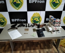 Durante a operação Hórus, BPFron apreende três armas de fogo e mais de 220 quilos de maconha e haxixe