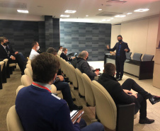 Comitiva da Segurança Pública visita Cooperativa Lar Agroindustrial