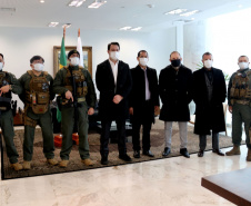 Polícia Civil recebe caminhão de treinamento de tiros e mais de 100 viaturas 