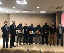 Comitiva da Segurança Pública visita Cooperativa Lar Agroindustrial