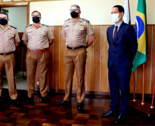 Secretário da Segurança Pública recebe medalha no aniversário de 166 anos da Polícia Militar do Paraná
