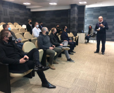 Comitiva da Segurança Pública visita Cooperativa Lar Agroindustrial
