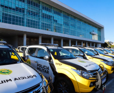  Governo entrega 70 novas viaturas para a Polícia Rodoviária Estadual