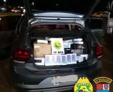 Eletrônicos e cigarros contrabandeados são apreendidos pela PM em Assis Chateaubriand (PR)