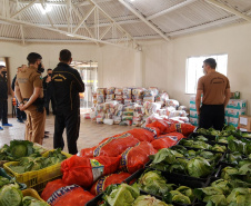 Batalhão da PM arrecada mais mais de 4,5 toneladas de alimentos com a Live da Ternura