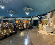 Missa de Ação de Graças pelos 166 anos da PM retoma tradição da Corporação com cerimônia no Santuário Nossa Senhora do Perpétuo Socorro