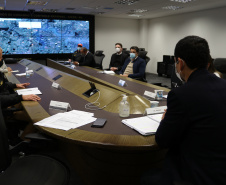 Novo sistema de comunicação do Programa VIGIA é tema de reunião entre SESP e SEOPI