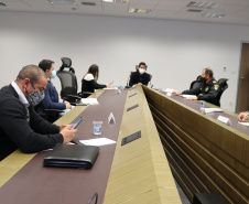 Novo sistema de comunicação do Programa VIGIA é tema de reunião entre SESP e SEOPI