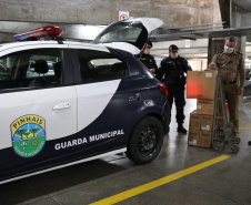 Segurança Pública repassa mais de 134 mil EPIs contra Covid-19 a Guardas Municipais do Paraná