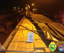 PM apreende mais de 250 mil maços de cigarros contrabandeados no Noroeste do Paraná