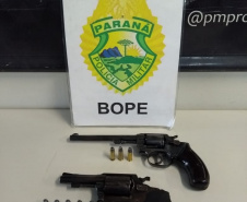 Durante o final de semana, BOPE apreende 447 porções de drogas e quatro armas de fogo