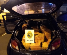 BPFron apreende 268 quilos de maconha durante ação da Operação Hórus no oeste do Paraná