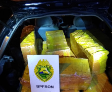 BPFron apreende 268 quilos de maconha durante ação da Operação Hórus no oeste do Paraná