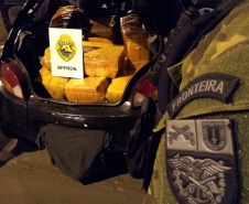 BPFron apreende 268 quilos de maconha durante ação da Operação Hórus no oeste do Paraná