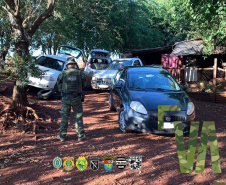 Ação integrada da Operação Hórus descobre depósito de contrabando de mercadorias e veículos avaliados em R$ 1,5 milhão em Guaíra (PR)