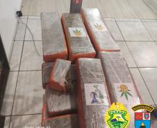 BPRv apreende mais de 120 quilos de maconha em situações distintas no Noroeste do estado 