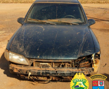 BPRv apreende carro preparado para o transporte de contrabando no oeste do Paraná