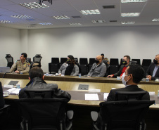 Secretário coronel Marinho recebe representantes do Sindarspen