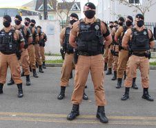PM inicia operação Saturação com mais de 200 policiais militares no CIC, em Curitiba