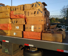 BPFron apreende R$ 175 mil em cigarros contrabandeados no oeste do Paraná