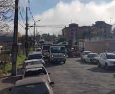 Quase 140 veículos são retirados do pátio da Delegacia de Campo Largo 