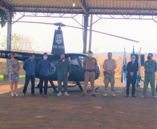 Para intensificar a segurança nas fronteiras, Polícia Civil inaugura base aérea no oeste do Paraná