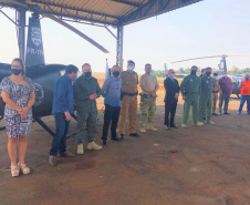 Para intensificar a segurança nas fronteiras, Polícia Civil inaugura base aérea no oeste do Paraná