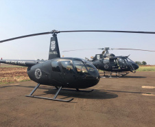 Para intensificar a segurança nas fronteiras, Polícia Civil inaugura base aérea no oeste do Paraná