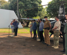  Para intensificar a segurança nas fronteiras, Polícia Civil inaugura base aérea no oeste do Paraná 