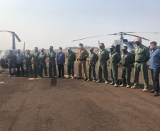  Para intensificar a segurança nas fronteiras, Polícia Civil inaugura base aérea no oeste do Paraná 