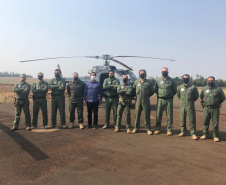  Para intensificar a segurança nas fronteiras, Polícia Civil inaugura base aérea no oeste do Paraná 